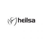 heilsa logo hvitt svart